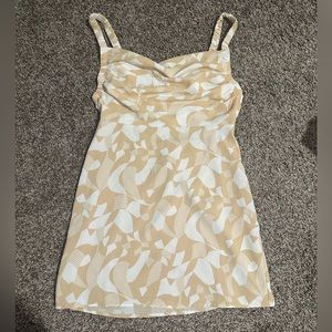 Strappy back mini dress. New with Tags! (Runs slightly small)